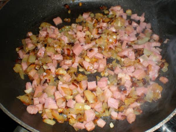 Espaguetis venecianos - Preparación paso 1