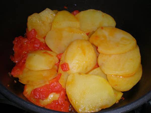 Suquet de palometa - Preparación paso 1