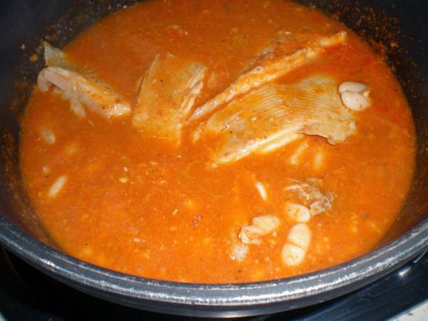 Raya con judias blancas - Preparación paso 3