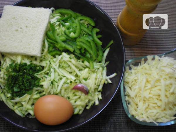 Hamburguesa Vegetariana, Burger - Preparación paso 1
