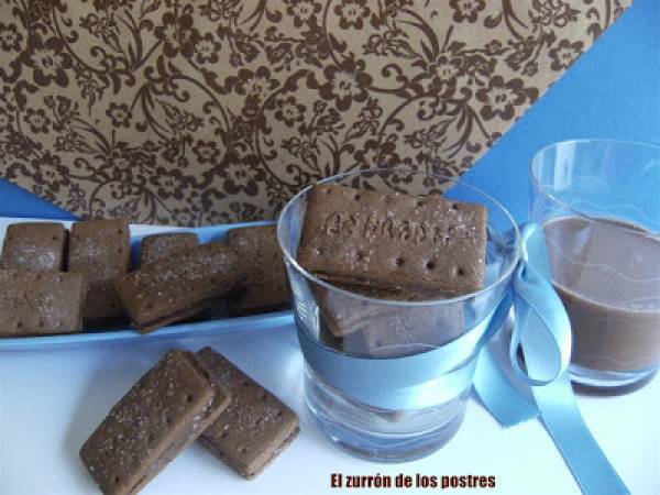 Galletas Bourbon de chocolate - Preparación paso 2