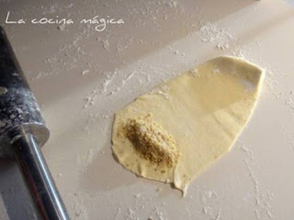 Casadielles de hojaldre - Preparación paso 2