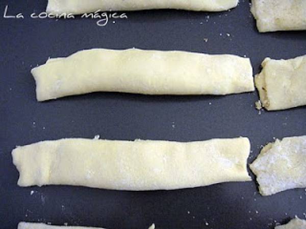 Casadielles de hojaldre - Preparación paso 5