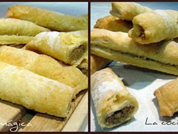 Casadielles de hojaldre - Preparación paso 7