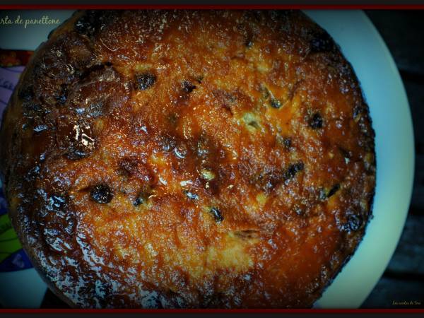 Tarta de panettone - Preparación paso 1