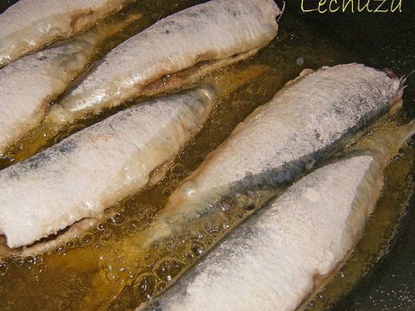 Sardinas en escabeche - Preparación paso 3