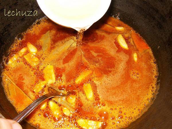 Sardinas en escabeche - Preparación paso 4