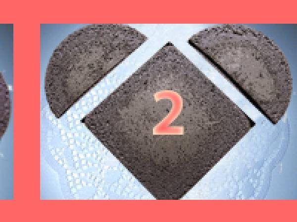 Bizcocho romántico en forma de corazón - Preparación paso 5