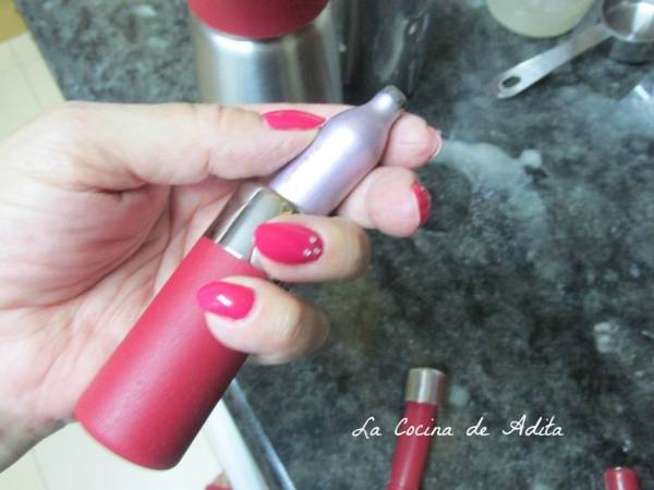 Bizcocho esponja, con sifón - Preparación paso 4