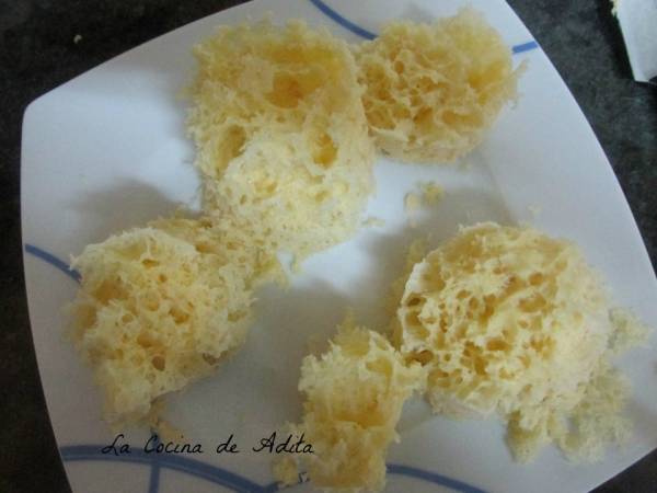 Bizcocho esponja, con sifón - Preparación paso 8