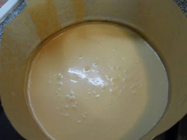 Capuccino Cheesecake, Tarta de queso y café - Preparación paso 5