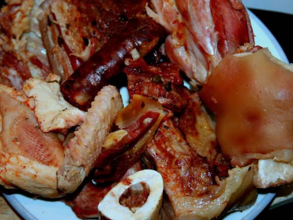 Cocido gallego - Preparación paso 1