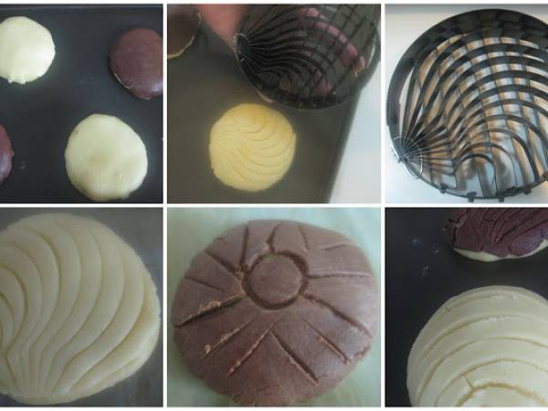 Conchas, pan dulce mexicano - Preparación paso 4