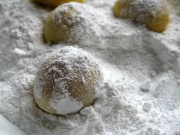 Galletitas mágicas blancas craqueladas - Preparación paso 6