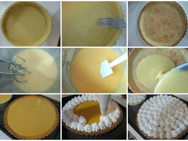 Tartaleta de parchita o maracuyá - Preparación paso 1