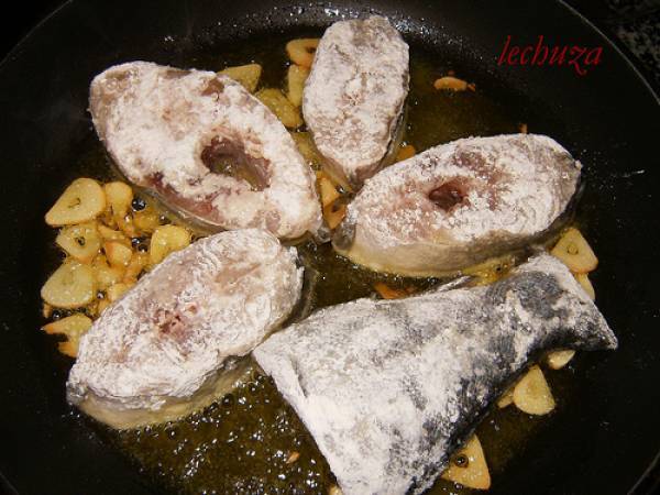 Receta gallega de abadejo en salsa verde con berberechos - Preparación paso 3