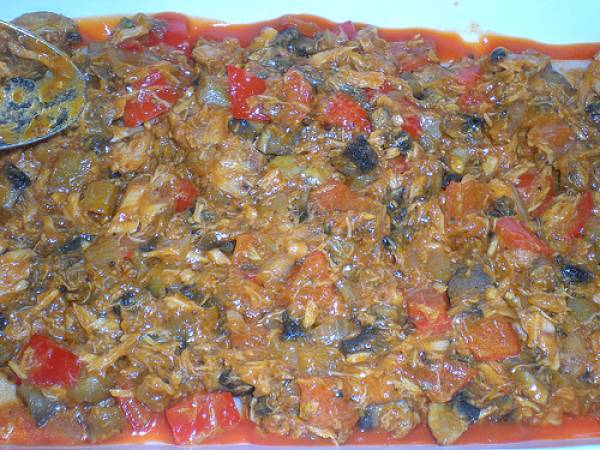 Lasaña de verduras y atún paso a paso - Preparación paso 8