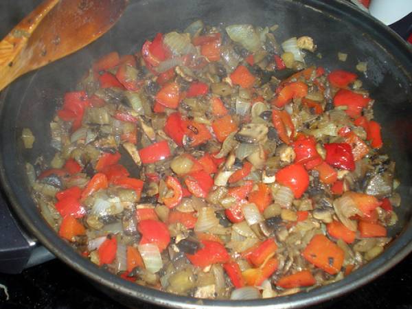 Lasaña de verduras y atún paso a paso - Preparación paso 3