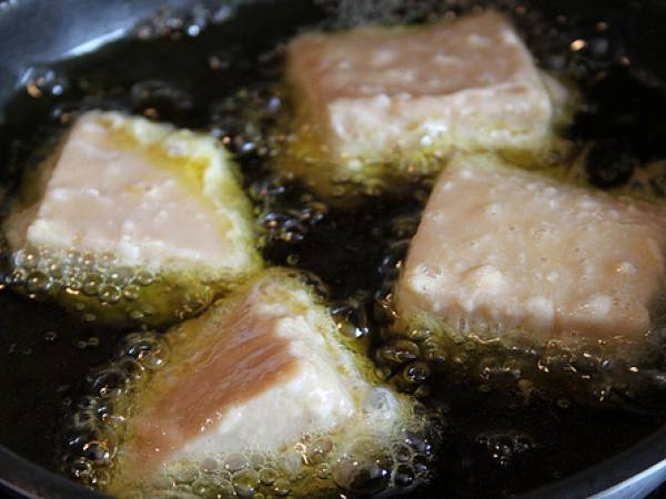 Leche frita de Baileys y canela - Preparación paso 6