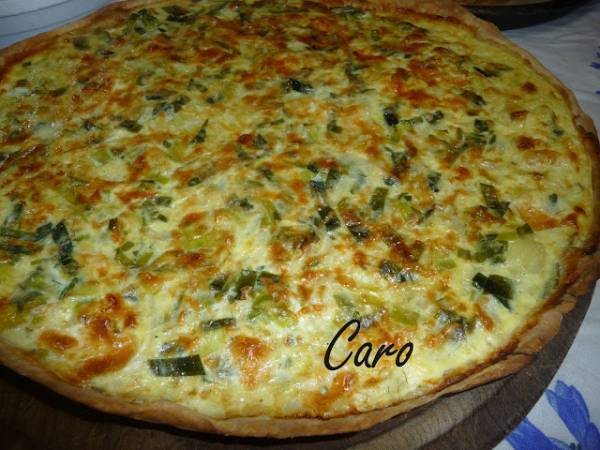 Tarta por dos ( zapallitos y puerros ) - Preparación paso 4