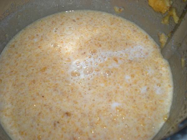 Puding de kakis persimon. Paso a paso - Preparación paso 5