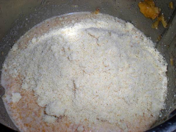 Puding de kakis persimon. Paso a paso - Preparación paso 6