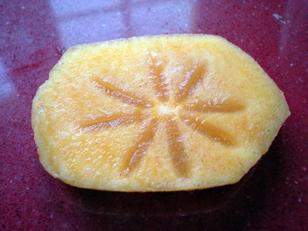 Puding de kakis persimon. Paso a paso - Preparación paso 2