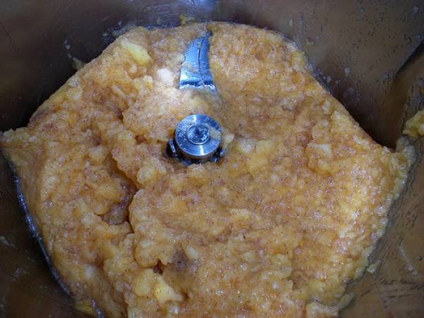 Puding de kakis persimon. Paso a paso - Preparación paso 3