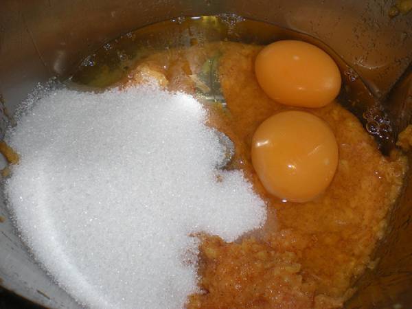 Puding de kakis persimon. Paso a paso - Preparación paso 4