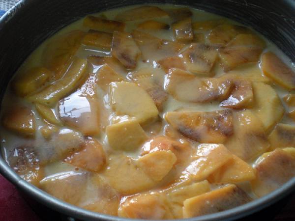 Tarta de kakis persimon paso a paso - Preparación paso 6