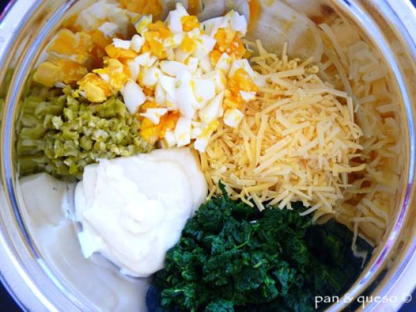 Empanadas de espinacas - Preparación paso 1