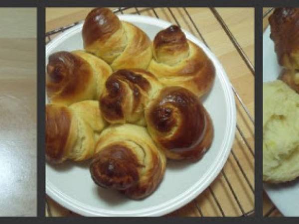 Panes del mundo: pan dulce de azafrán sueco - Preparación paso 2