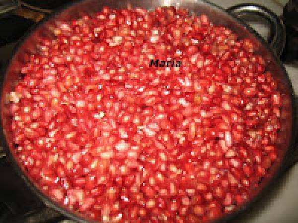 Mermelada de Granada - Preparación paso 1