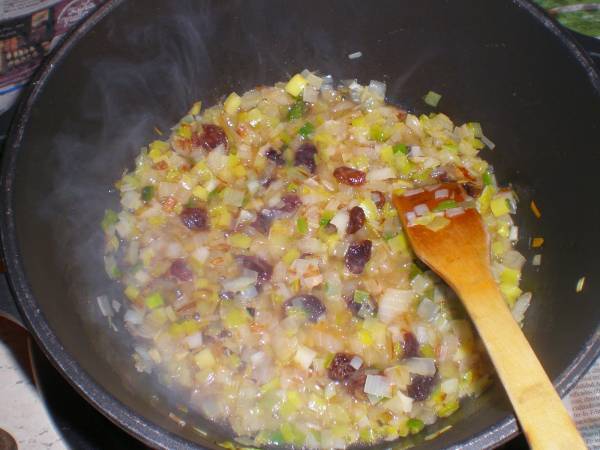 Guiso de bacalao con alcachofas - Preparación paso 2