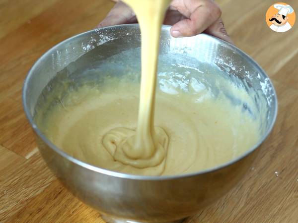Madeleines con chocolate tricolor - Preparación paso 5