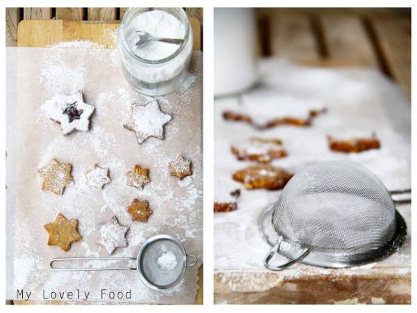 Linzer Cookies - Preparación paso 1