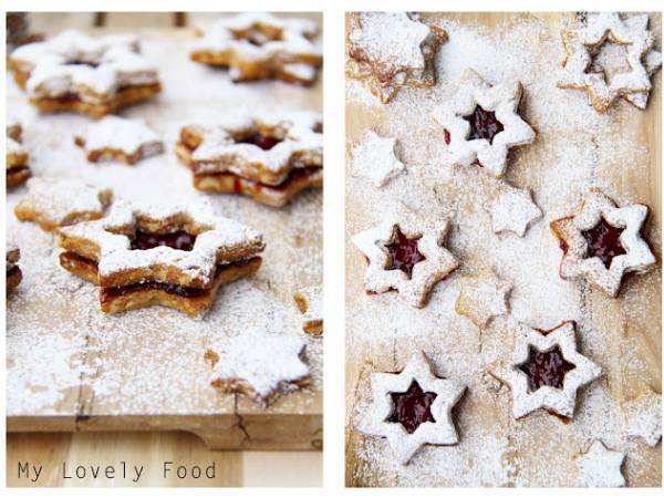 Linzer Cookies - Preparación paso 2