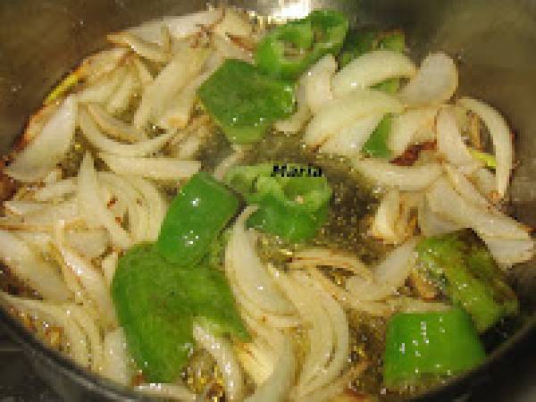 Mi nueva minipimer 7 braun y un arroz con chipirones - Preparación paso 2