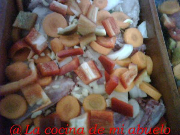 Conejo al horno - Preparación paso 4