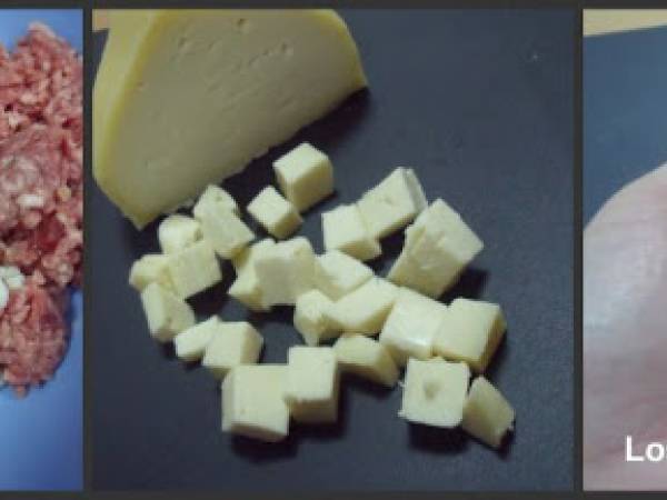 Albóndigas de carne con queso de tetilla - Preparación paso 2