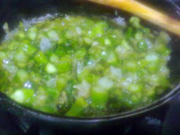 Tartaletas de espárragos con queso - Preparación paso 1