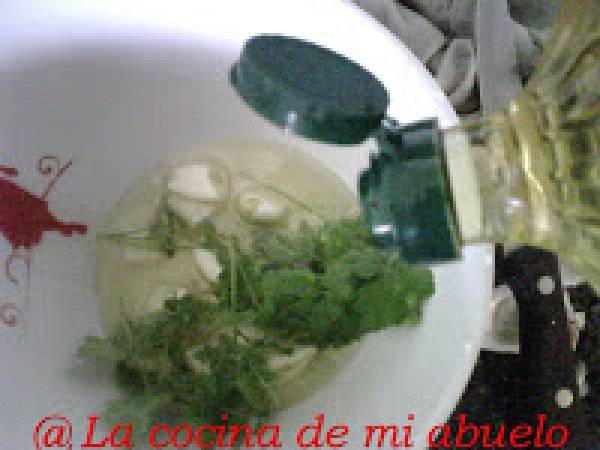 Brocheta de rape y vieiras - Preparación paso 4