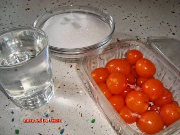 Tocino de cielo al microondas - Preparación paso 1