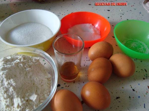 Bizcocho de mantequilla - Preparación paso 1