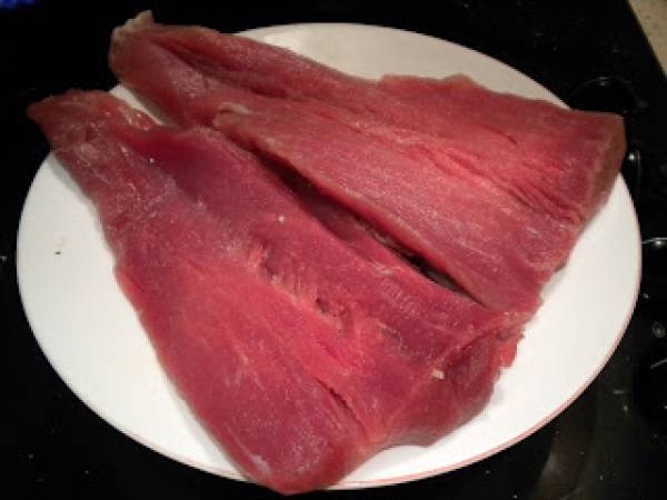 Solomillo al whisky con setas - Preparación paso 2