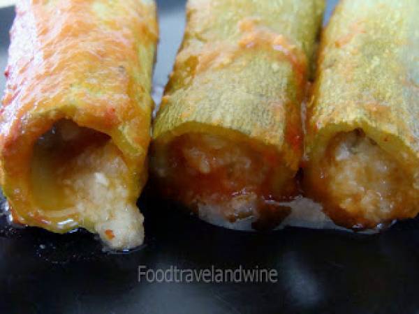 Kousa Mahshi ( version vegetariana) y Fatayer de Espinacas - Preparación paso 6