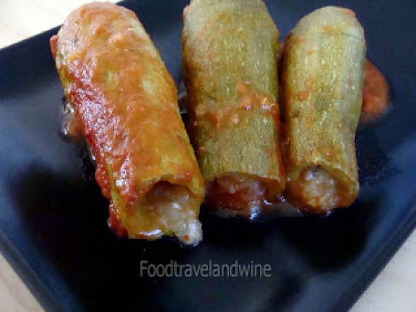 Kousa Mahshi ( version vegetariana) y Fatayer de Espinacas - Preparación paso 5