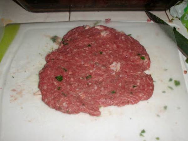 Hamburguesas al carbón. - Preparación paso 1