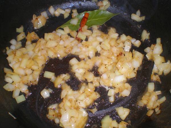 Pollo mughlai con pilaf - Preparación paso 3