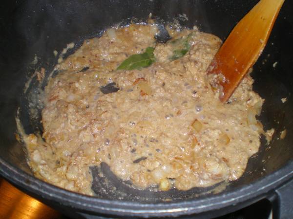 Pollo mughlai con pilaf - Preparación paso 4